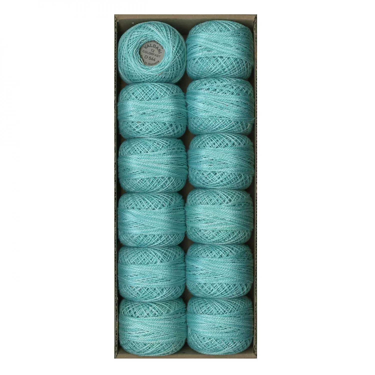 Valdani Pearl Cotton Size 12 Variegated Pond Ripple