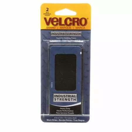 VELCRO Brand Fastener Industrial Strength Carded Black 4in