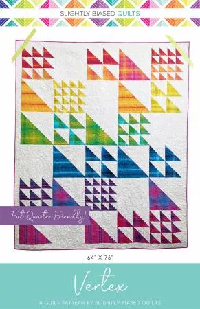 Vertex Quilt Pattern by Slightly Biased Quilts SBQ-109