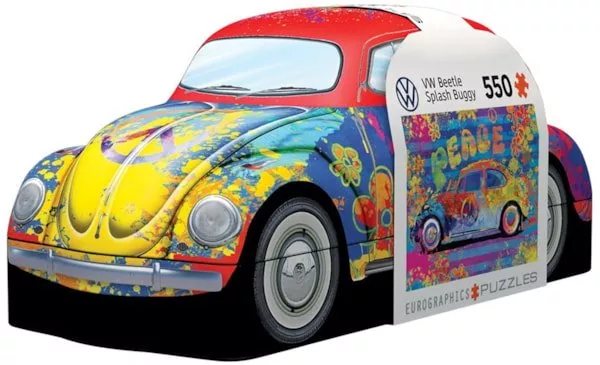 VW Beetle Splash Tin Puzzle 550pc