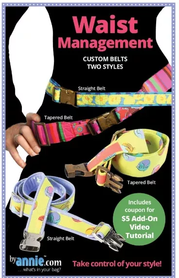 Waist Management Pattern - Custom Belts by Annie