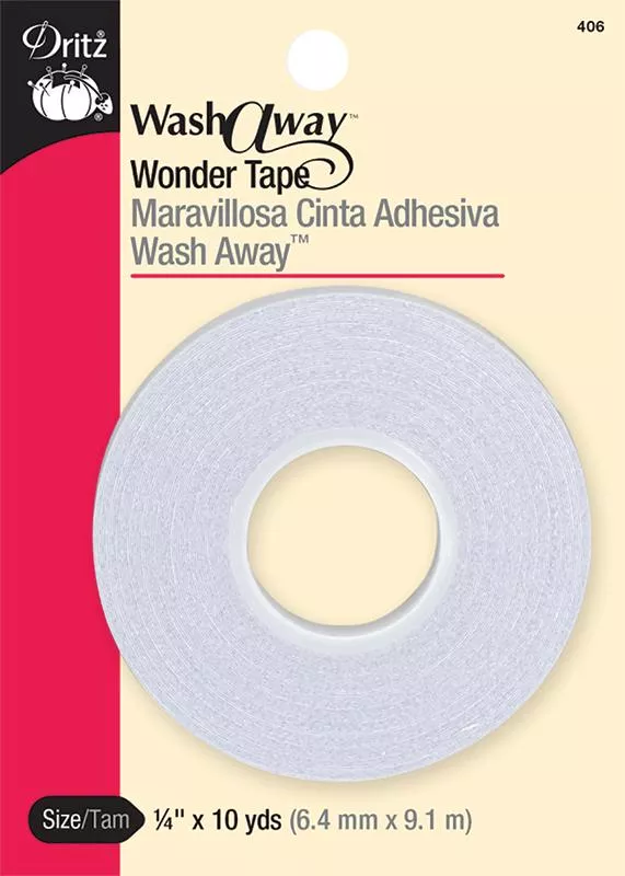 Wash Away Wonder Tape : 1/4 x10yd - #406 - Dritz#3