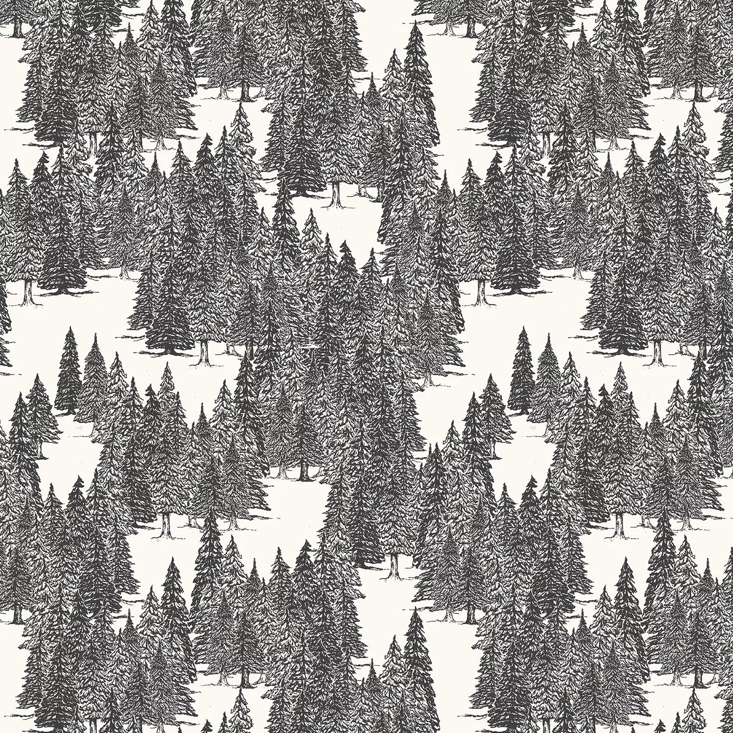 Weekend in the Mountains - Forest Meadow Charcoal | QP100-CI1