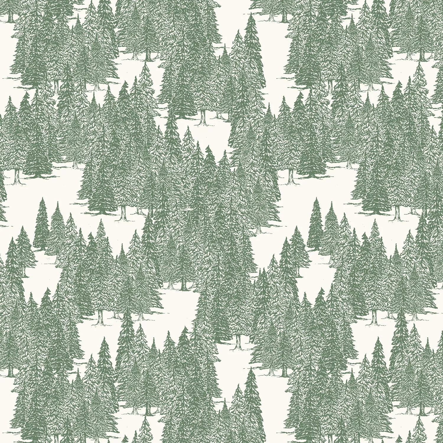 Weekend in the Mountains - Forest Meadow Moss Green | QP100-MG2