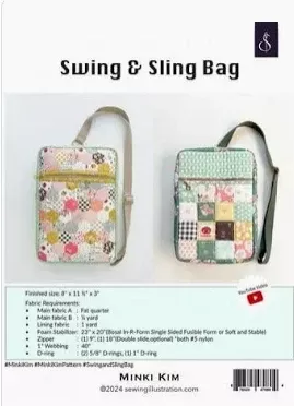 Weekend Sling Bag Pattern by Minki Kim