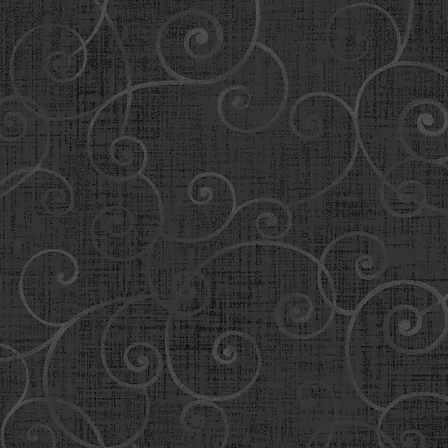 Whimsy Basics Swirls Charcoal