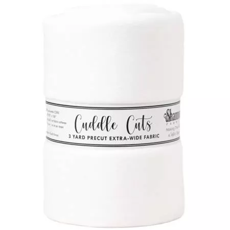 White 3 Yard 110in Cuddle Cut