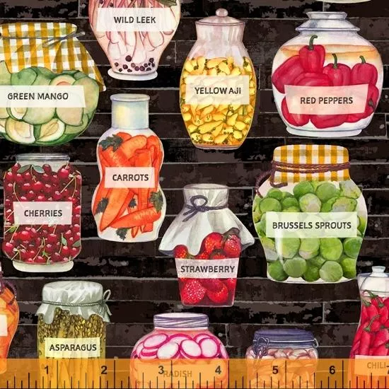 WHM Certified Delicious Digitally Printed - Produce 52441D-1 - Cotton Fabric