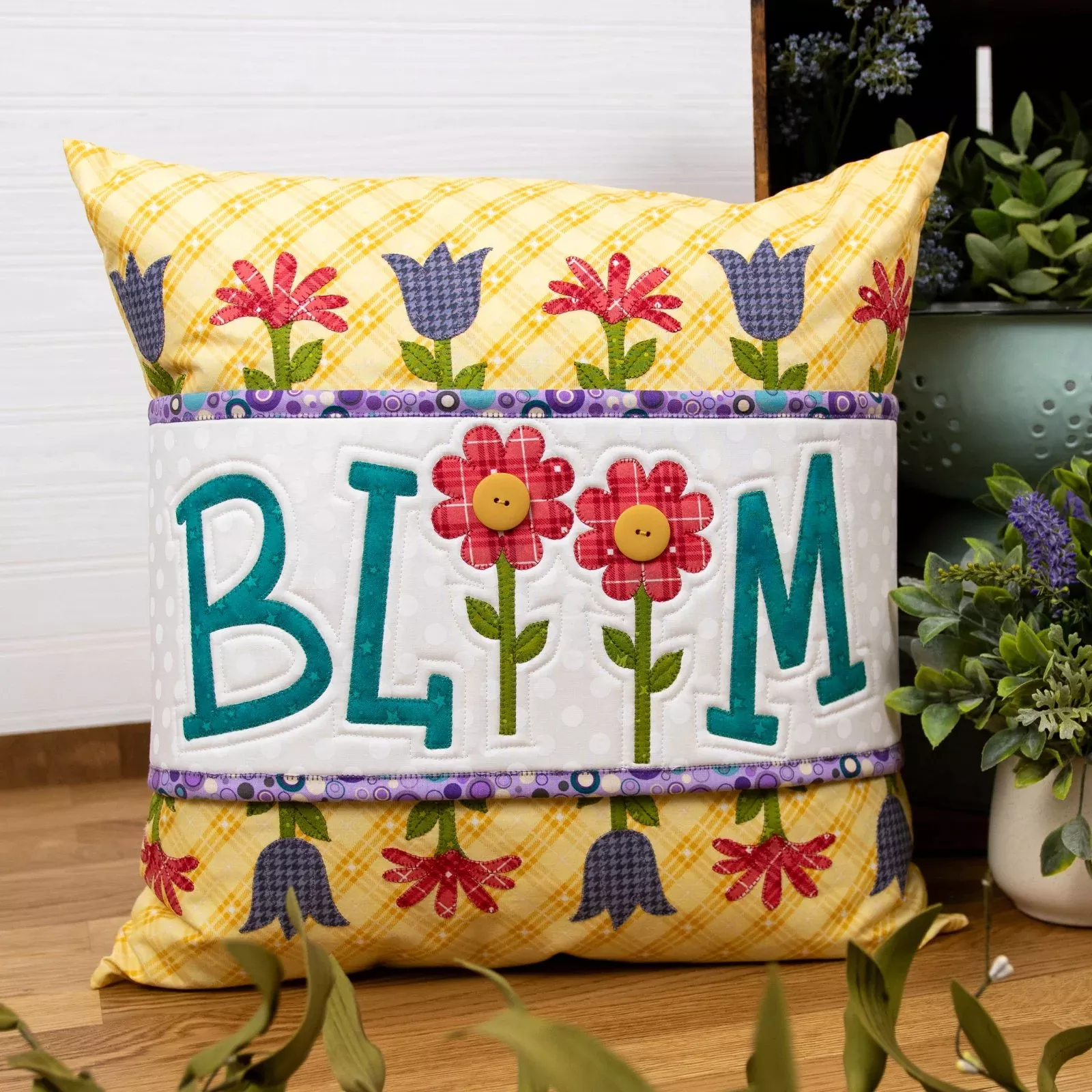 Whole Country Caboodle Bloom Pillow Wrap and Cover
