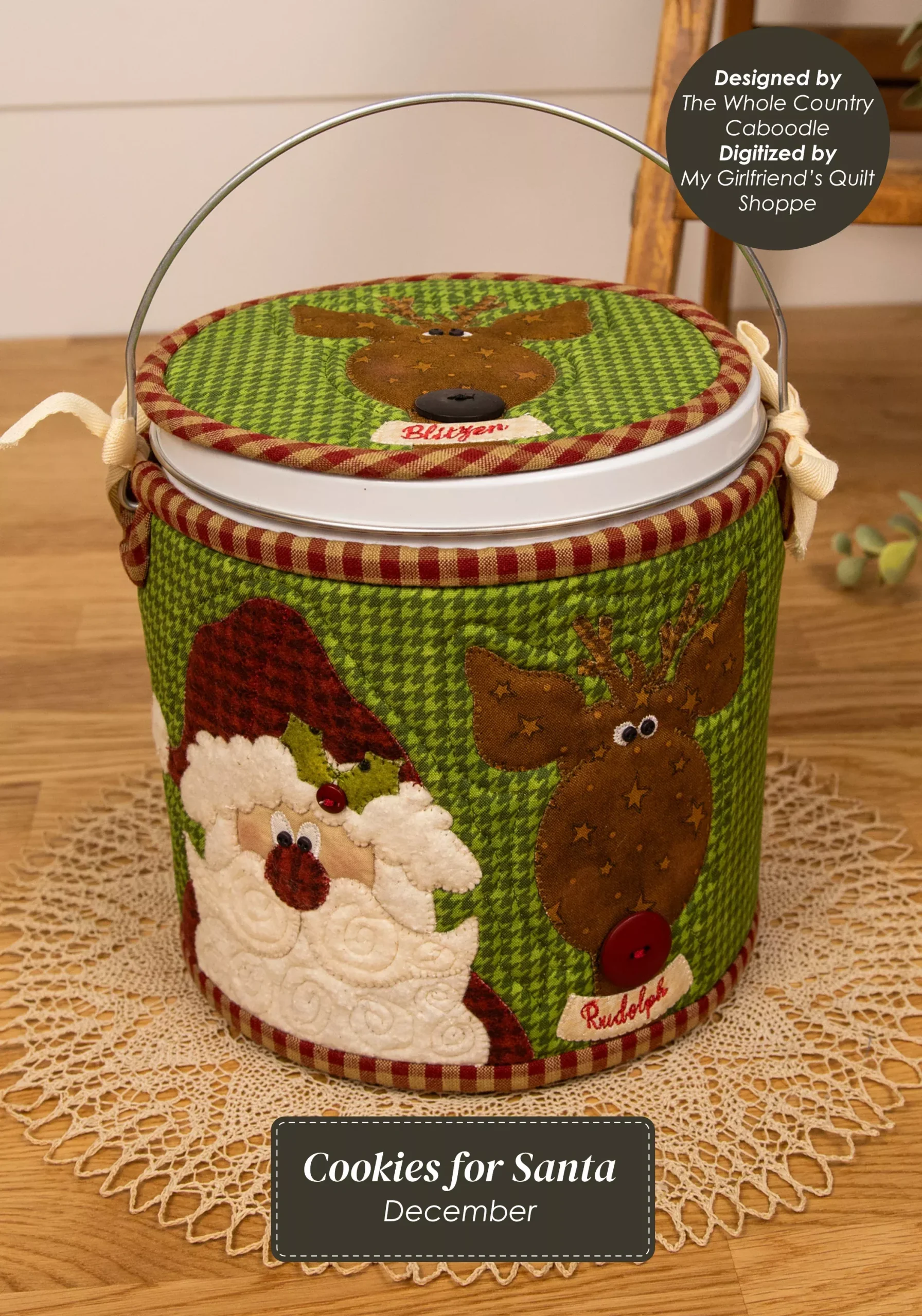 The Whole Country Caboodle Cookies for Santa Cozy Kit - Machine Embroidery