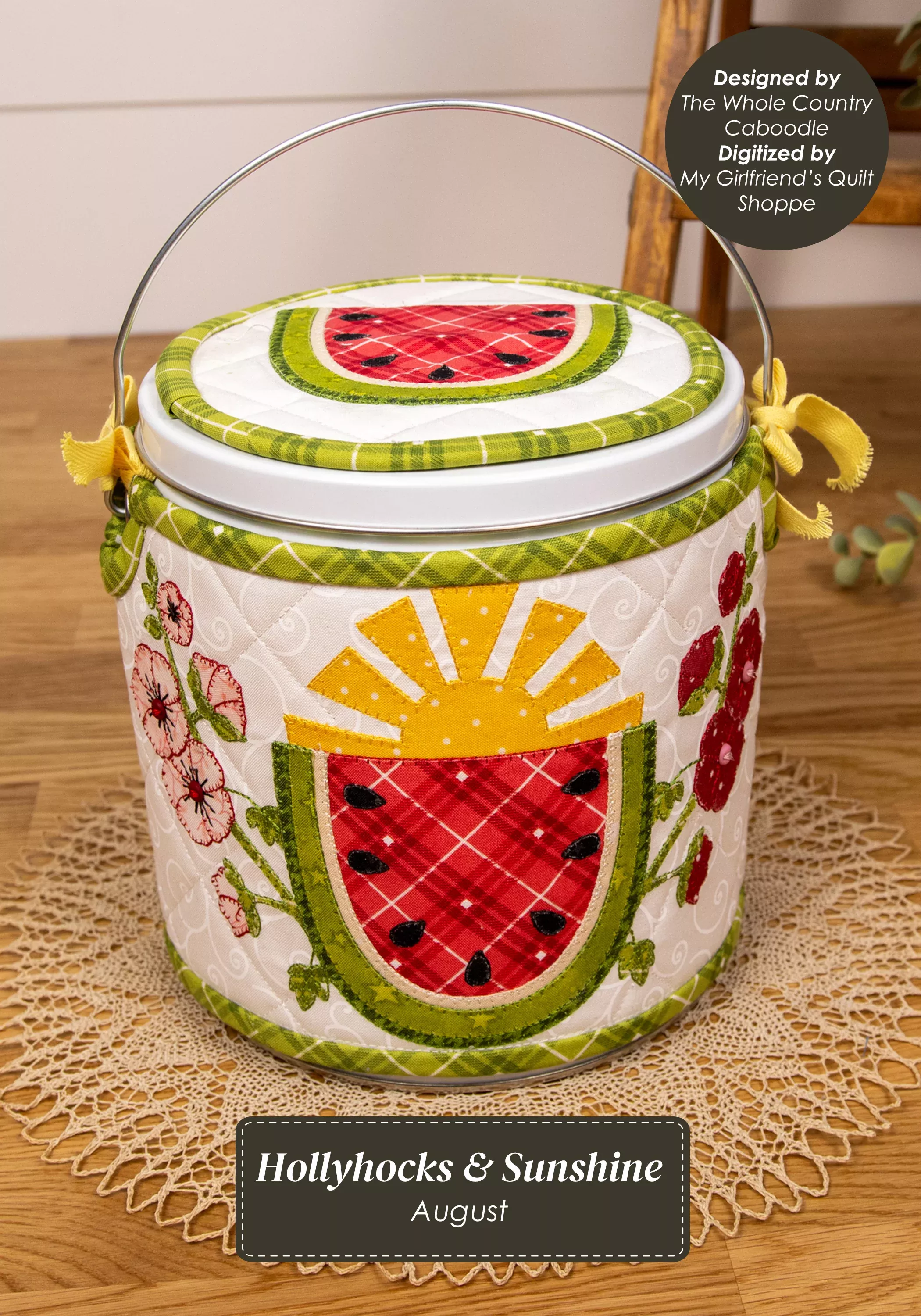The Whole Country Caboodle Hollyhocks and Sunshine Cozy Kit - Sewing