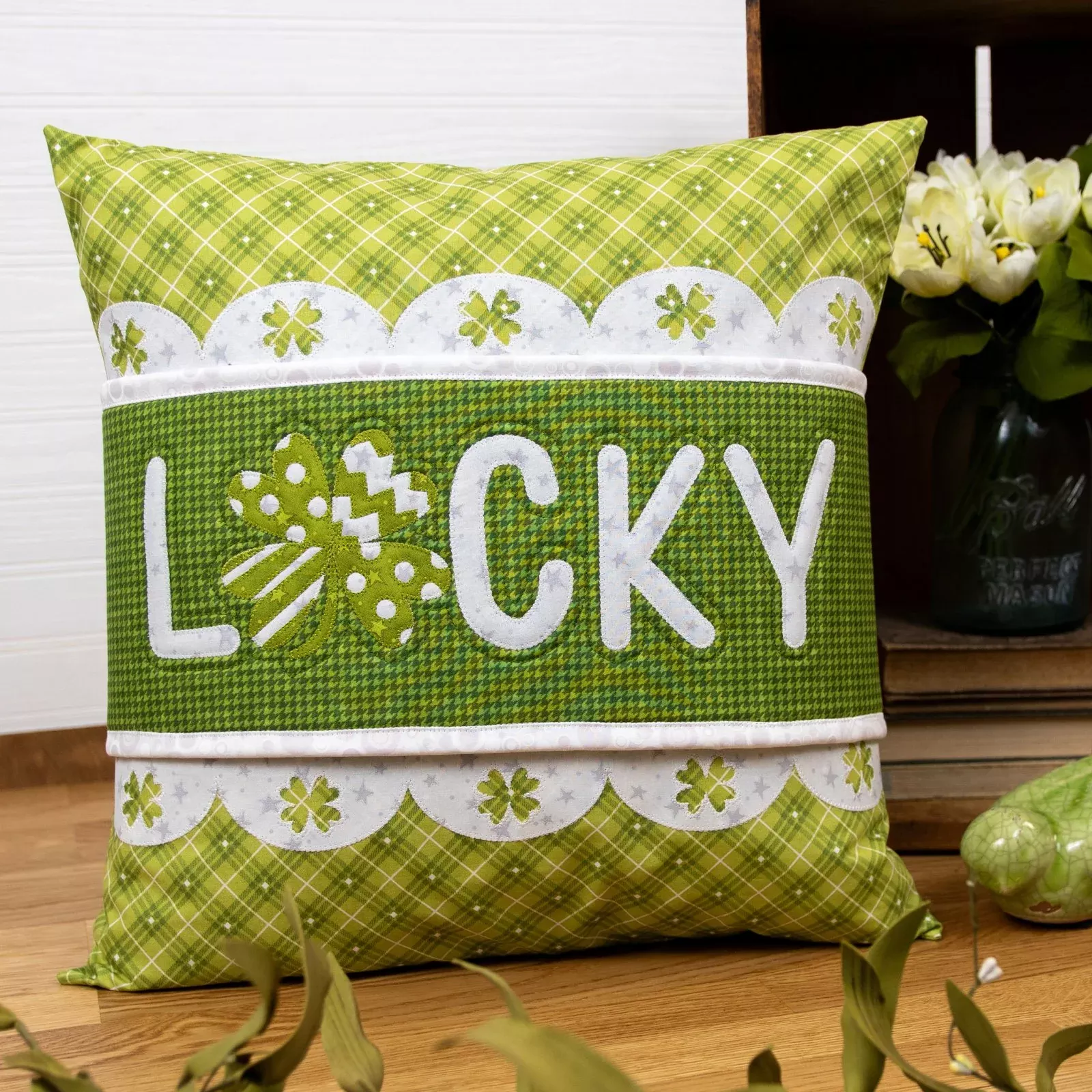 Whole Country Caboodle Lucky Pillow Wrap and Cover