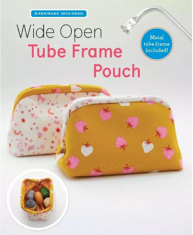 Wide Open Tube Frame Pouch Pattern by Zakka Workshop