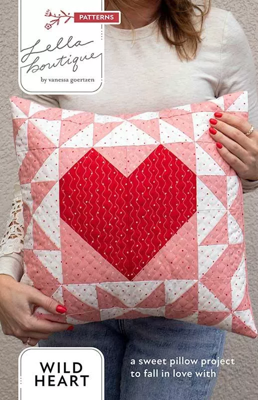 Wild Heart : Pillow Pattern - #LB 257 - Lella Boutique#1