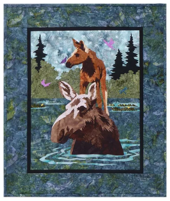 Wildfire Designs River Run Crossing Wall hanging Laser Cut Kit Plus Pattern WDA2003LKP^