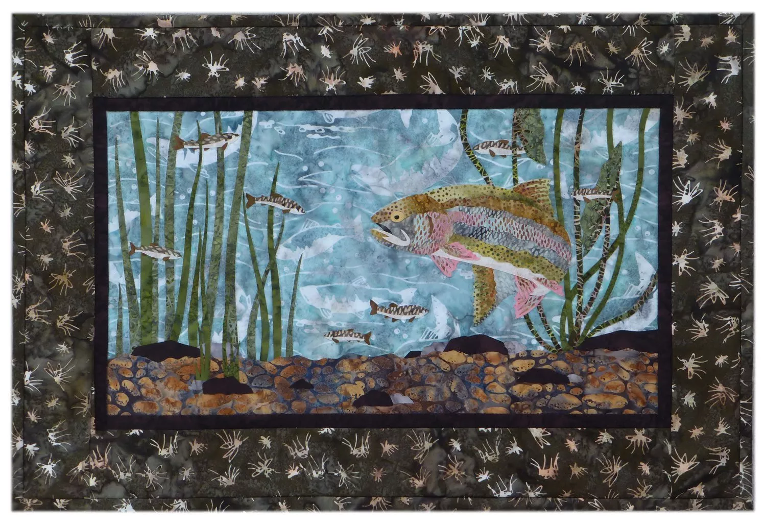 Wildfire Designs River Run In The Shallows Wall Hanging Laser Cut Kit Plus Pattern WDA 2002LKP ^