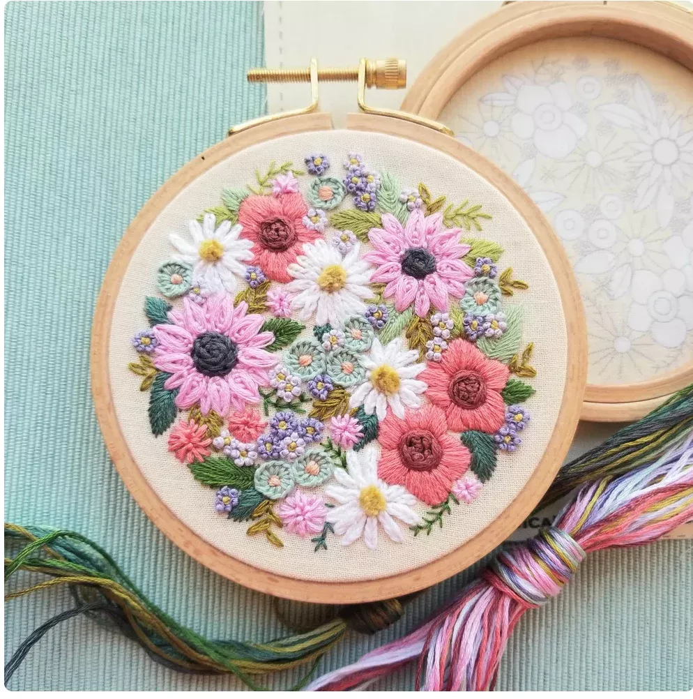 Wildflower Sampler Embroidery Kit