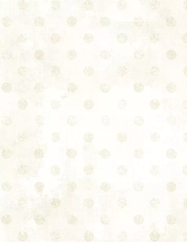 Wilmington Prints Dry Brush Dots Cream Fabric
