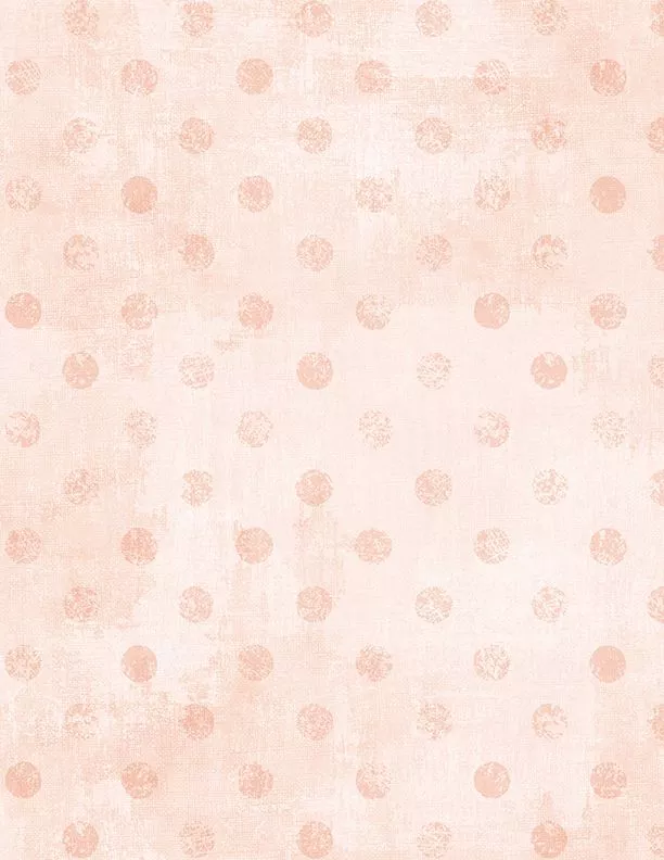 Wilmington Prints Dry Brush Dots Pale Apricot Fabric