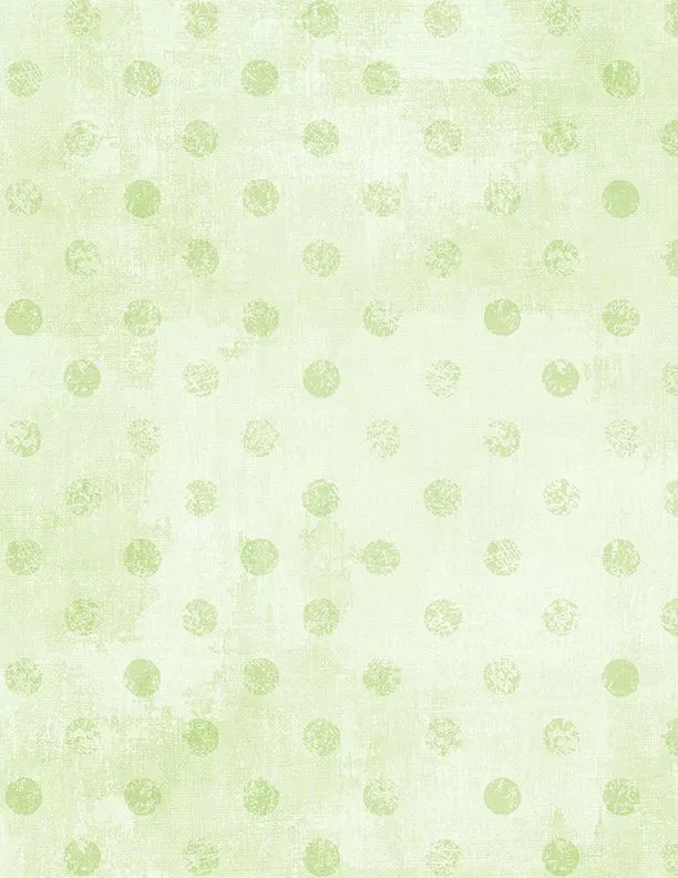 Wilmington Prints Dry Brush Dots Pale Lime Fabric