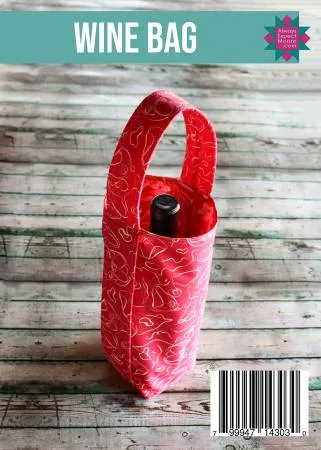 Wine Bag Postcard Pattern by Carolina Moore CM202115
