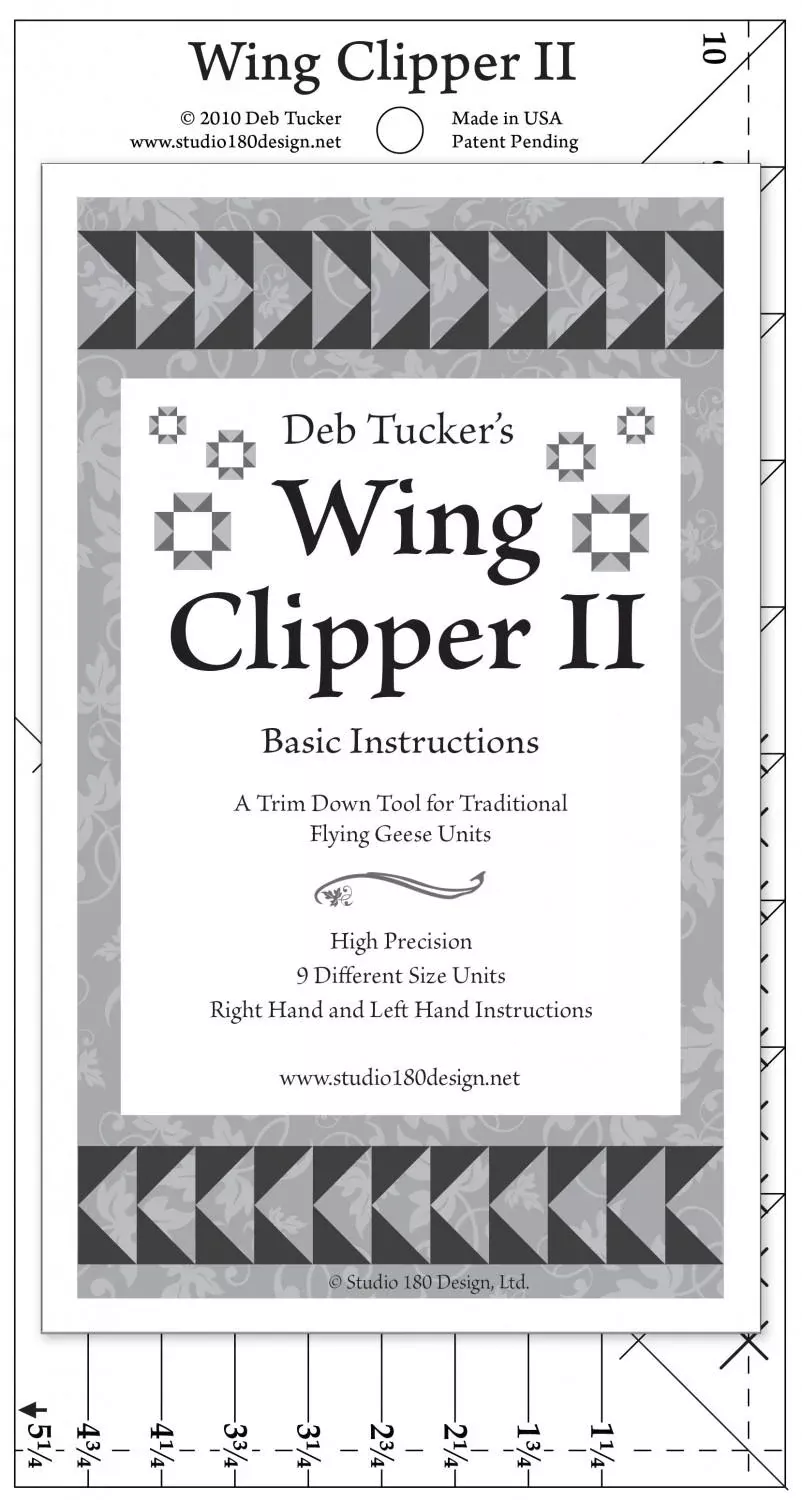 Wing Clipper II Ruler by Deb Tucker UDT08