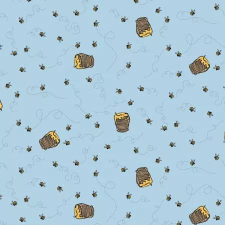 Winnie the Pooh Bees Blue
