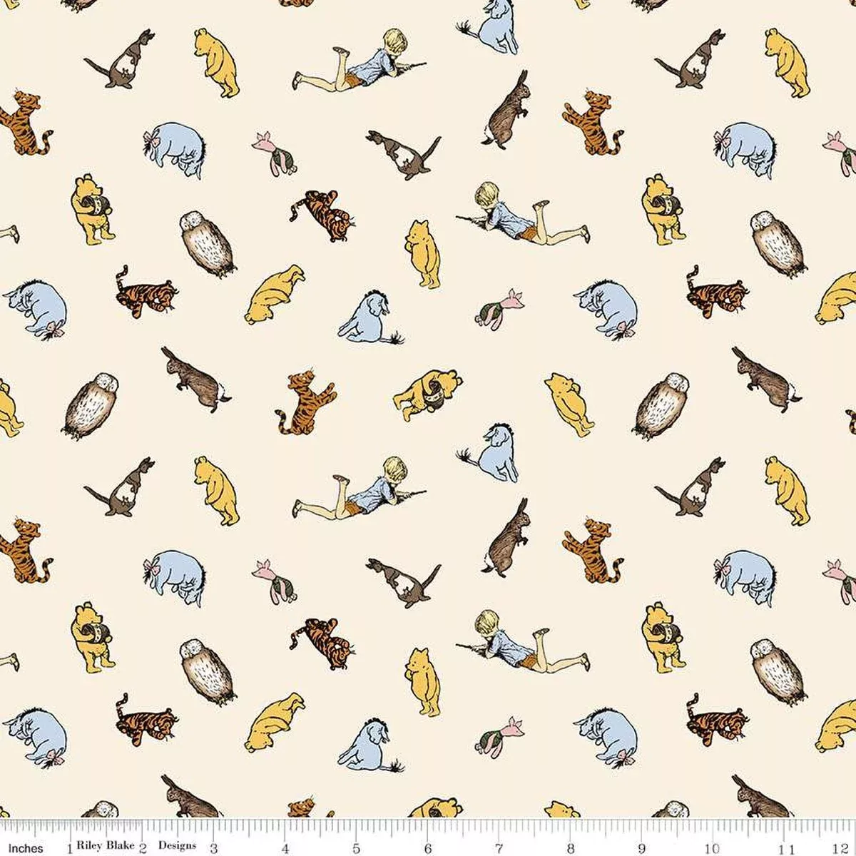 Winnie the Pooh - Characters Cream | C17003-CREAM