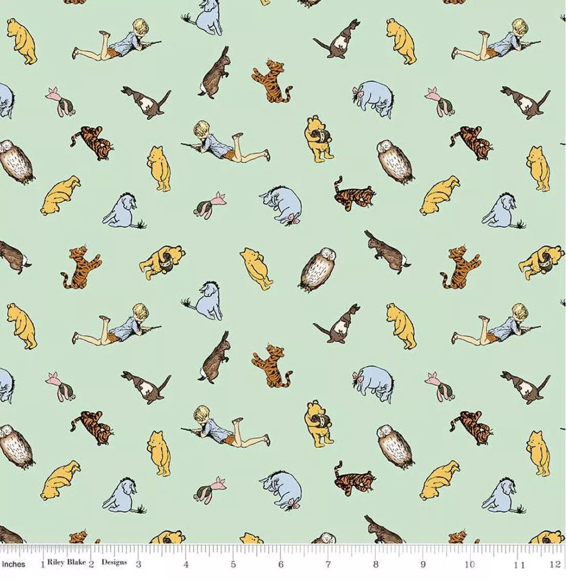 Winnie the Pooh-Characters Green