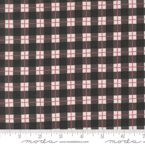 Winter Friends - Winter Plaid Charcoal Black | 56137-18