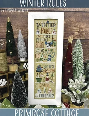 Winter Rules : Cross Stitch Pattern - #26-2490 - Primrose Cottage Stitches