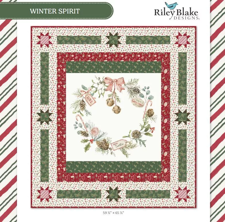 Winter Spirit : Quilt Kit Featuring Holiday Spirit - #222045 - Riley Blake Designs
