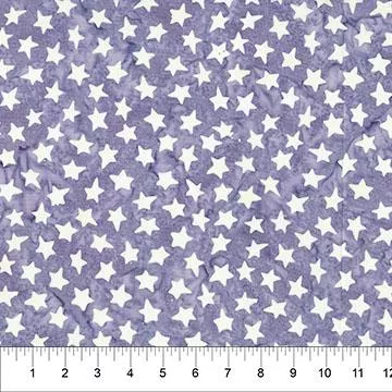 Winterland Batiks - Northcott- Stars Lilac 82021-81