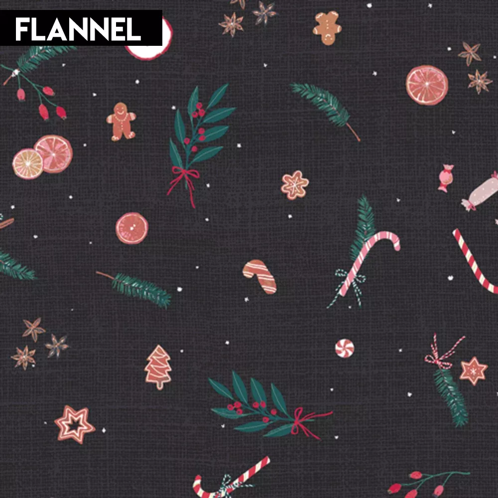 Wintertale - Christmas Potpourri Flannel | F12250