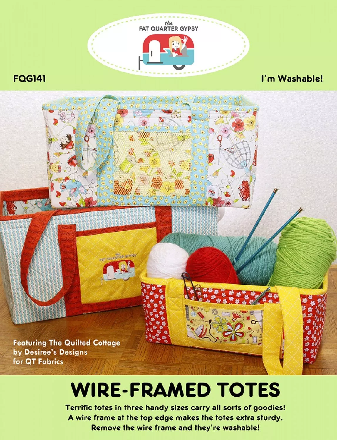 Wire-Framed Totes FQG141