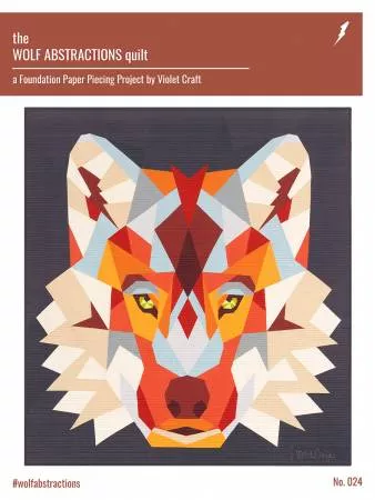 Wolf Abstractions Quilt : Pattern - #VC024 - Violet Craft