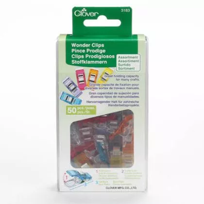 Wonder Clips 50ct, assorted