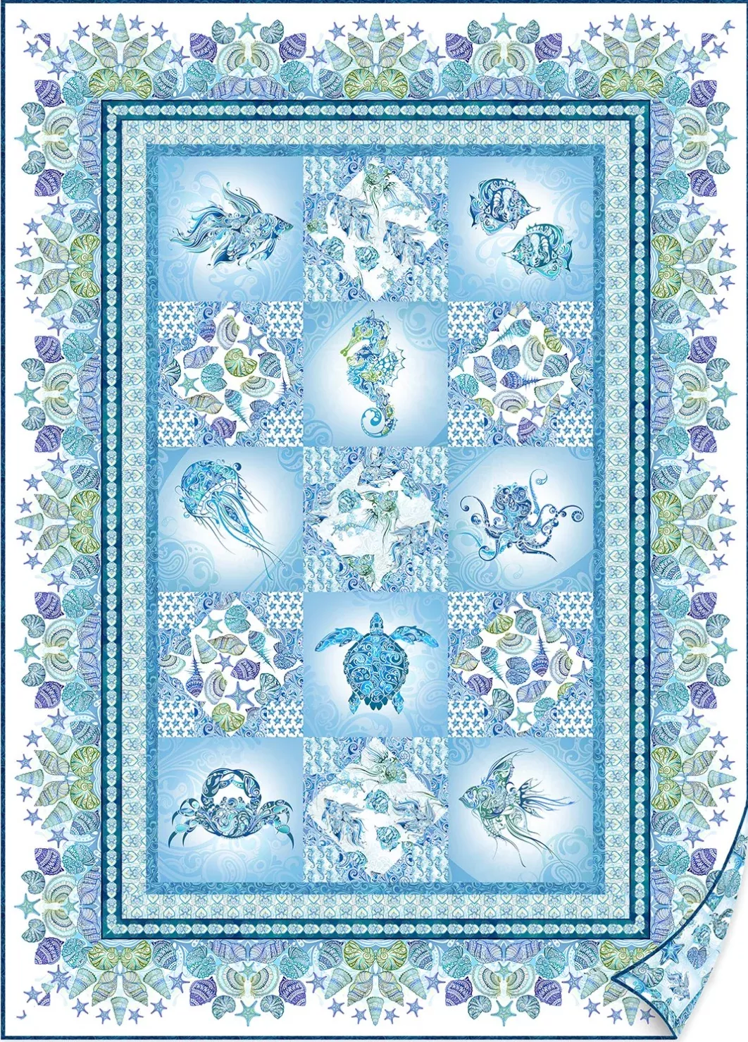 Wonders of the Ocean Quilt Pattern