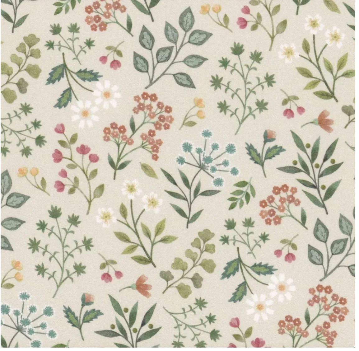 Woodland Heart-Beige Multi-Floral