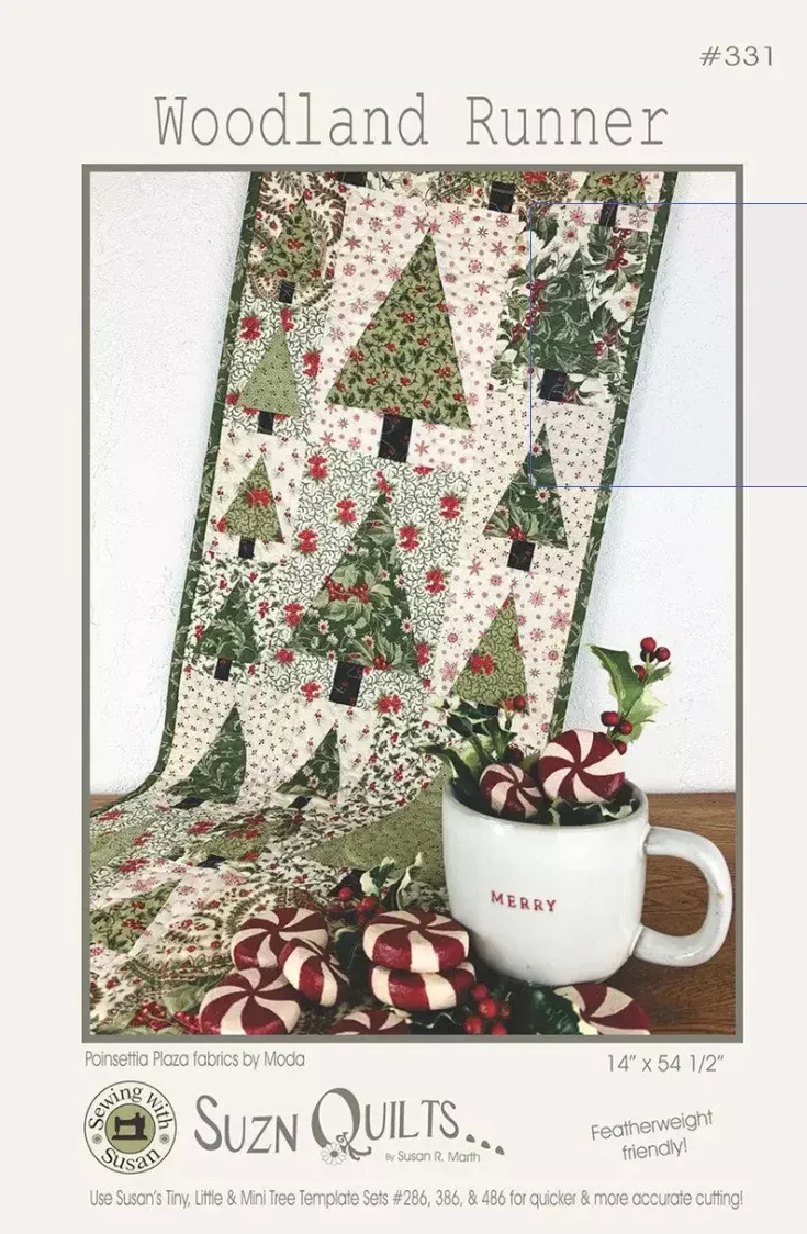 Woodland Runner Pattern by Sewing With Susan