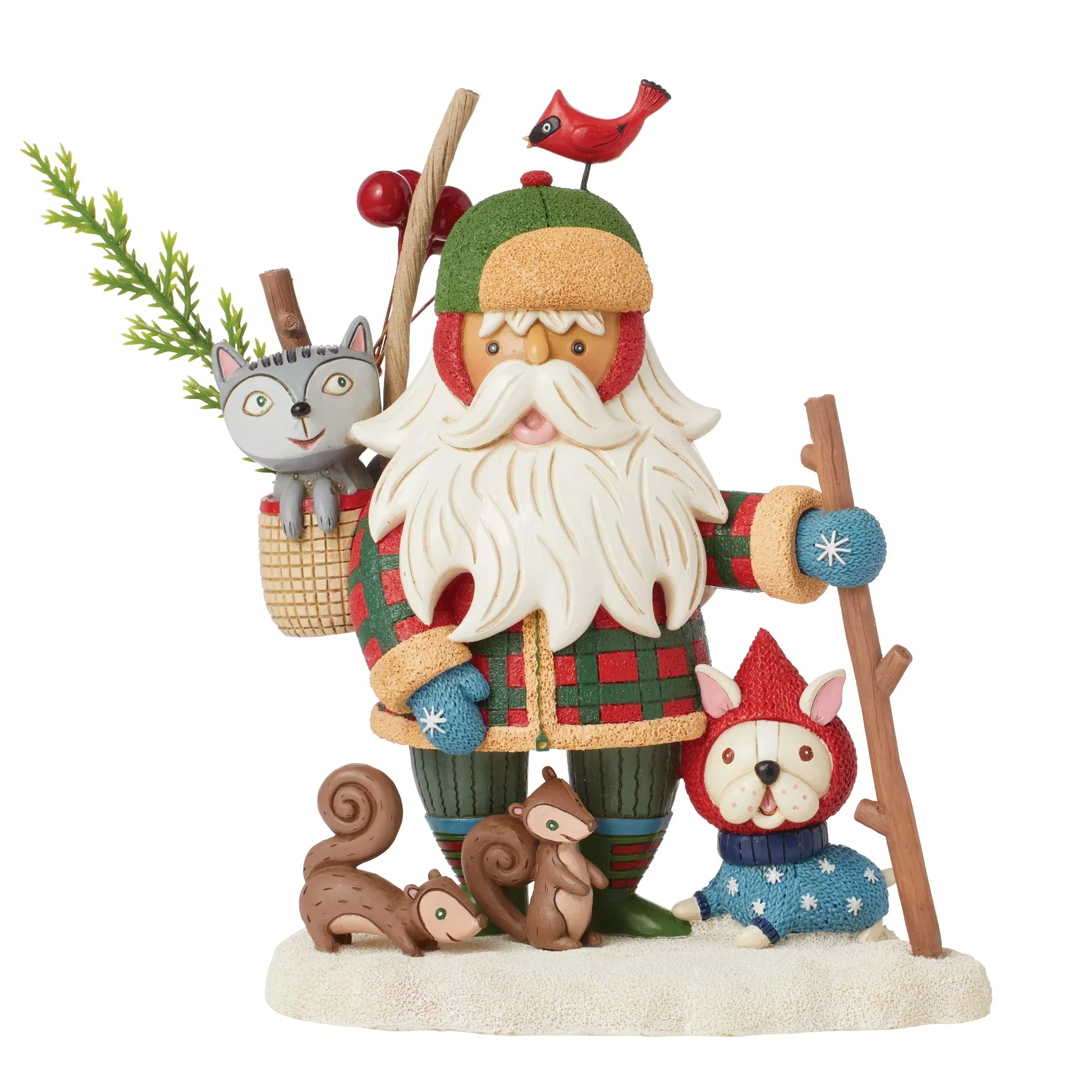 Woodsy Walking Santa