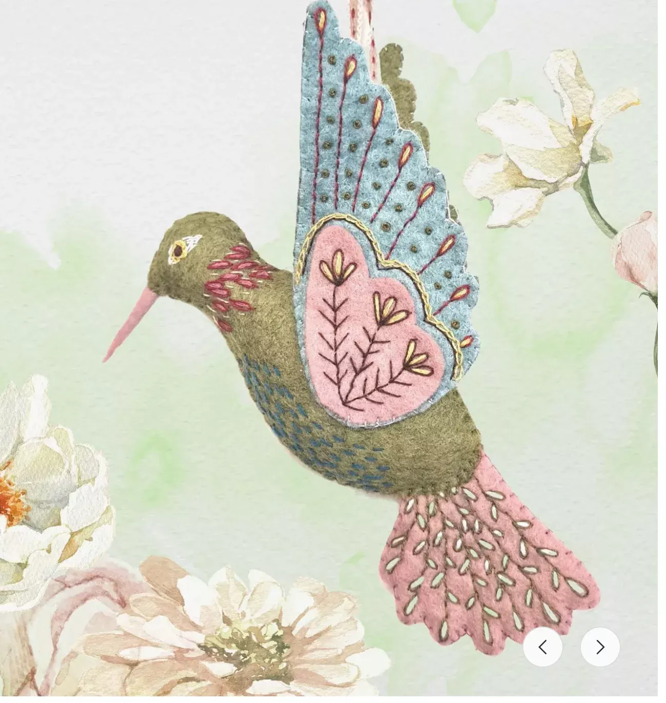 Wool Mix Felt Craft Kit-Hummingbird