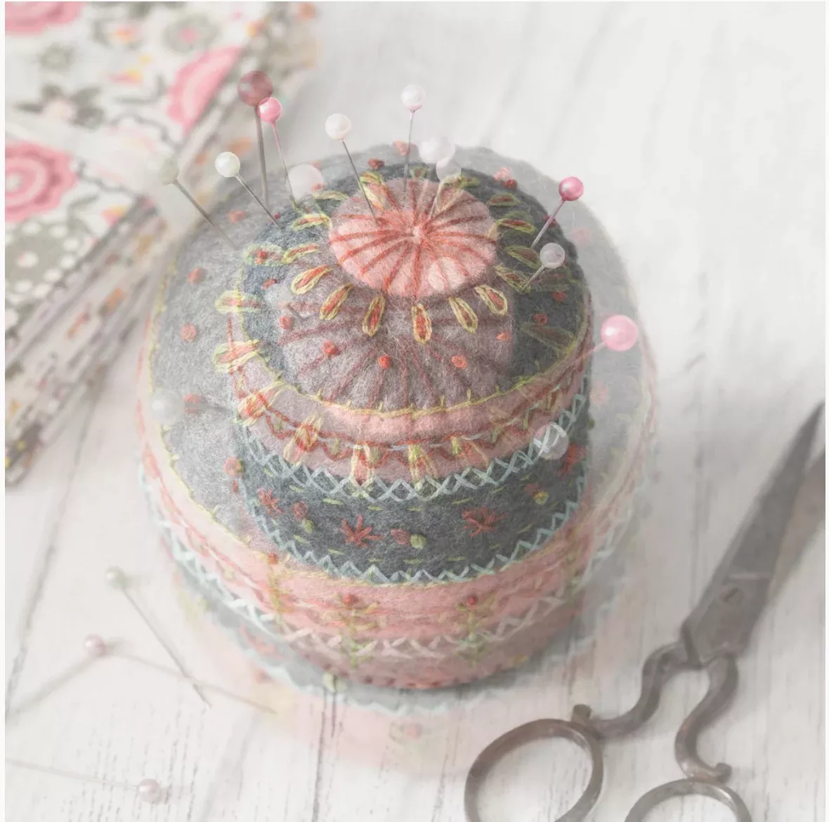 Wool Mix Felt Pincushion Kit