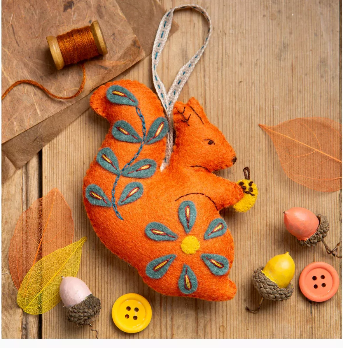 Wool Mix Felt Squirrel Kit