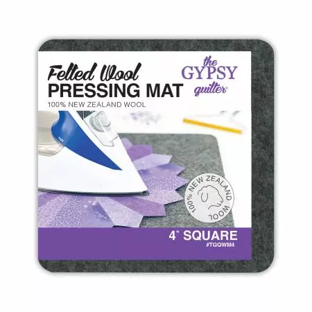 Wool Pressing Mat 4in x 4in x 1/2in Thick