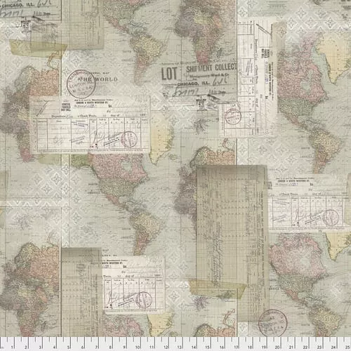 World Map- Tim Holtz