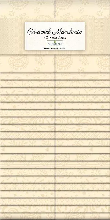 WP Caramel Macchiato 40 Karat Gems - 842-38-842 - Cotton Fabric