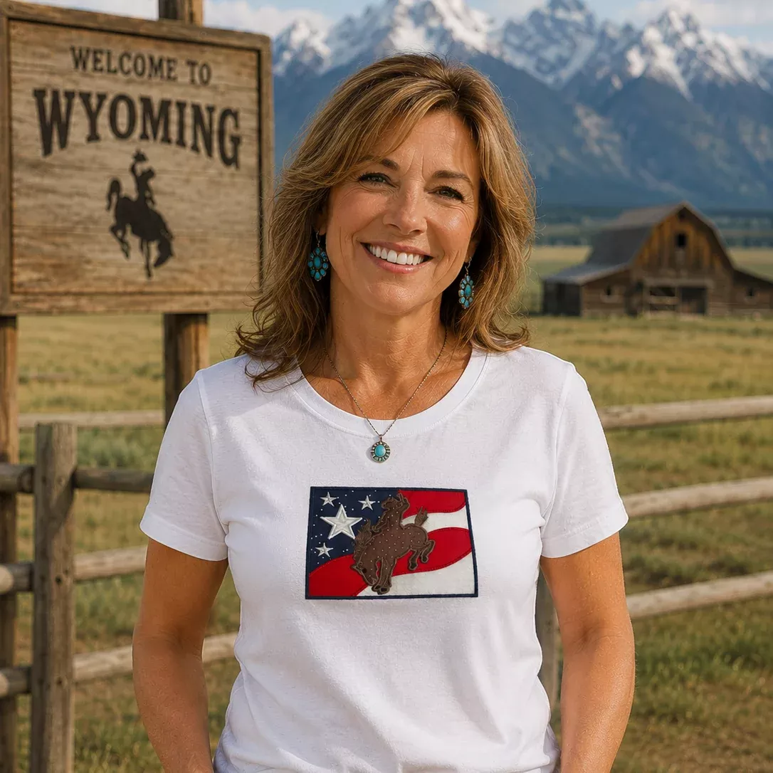 Wyoming -Rock My State Design Set (Downloadable Machine Embroidery Design)