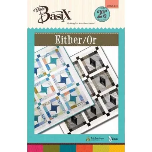X-Blocks Either Or Quilt Pattern - BSX-EO