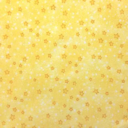 Yellow Mini Stars - Flannel - #9831AE-44